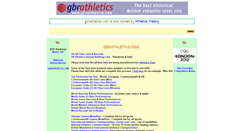 Desktop Screenshot of gbrathletics.com
