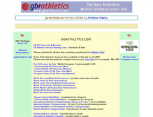 Tablet Screenshot of gbrathletics.com